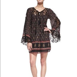 Free People Nomad Child Floral Lace Tunic Dress